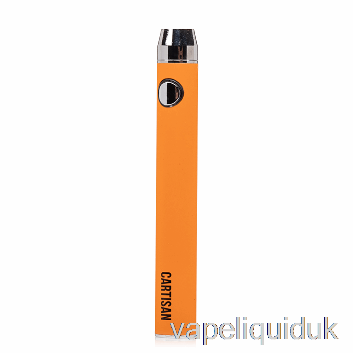 Cartisan Button VV 900 Dual Charge 510 Battery [Micro] Orange Vape Liquid